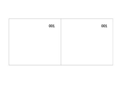 Blocco scontrino 2 sezioni - 100 copie numerate - bianco - 5,8 x 13 cm - conf. 10 pezzi - Data Ufficio - DU160000010 - 88645A - DMwebShop