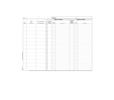 Registro carico-scarico equidi - 46 pagine numerate - 31 x 24,5 cm - conf. 2 pezzi - Data Ufficio - DU138211000 - 8008842531814 - DMwebShop
