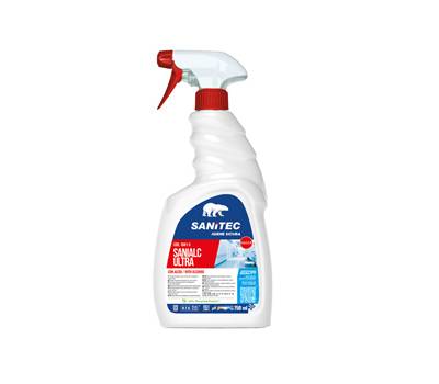 Detergente alcolico per superfici e tessuti Sanialc Ultra - 750 ml - Sanitec - 1841-S - 8054633839126 - DMwebShop