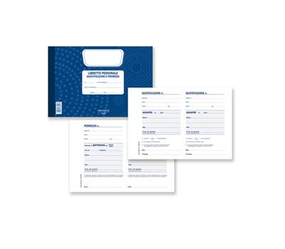 Blocco libretto delle giustificazioni 25 fogli 21,5 x 14 - 8 cm DU3026PS000 Data Ufficio 3026PS000G - 19601