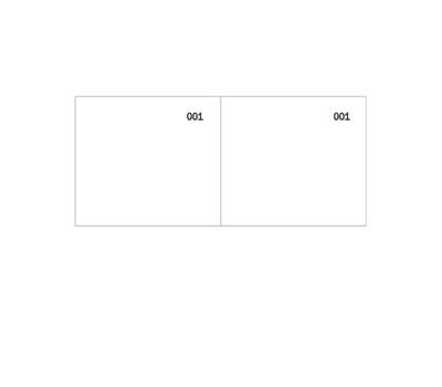 Blocco scontrino 2 sezioni 100 copie numerate bianco 5,8 x 13 cm - 19663