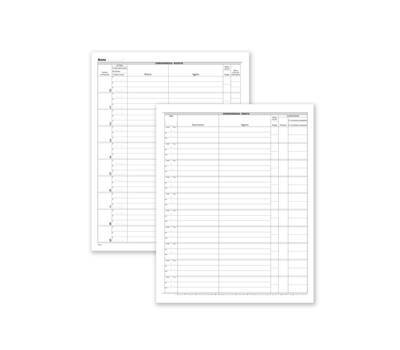 Registro corrispondenza arrivo partenza 50 pagine 31 x 24,5 cm - 19322