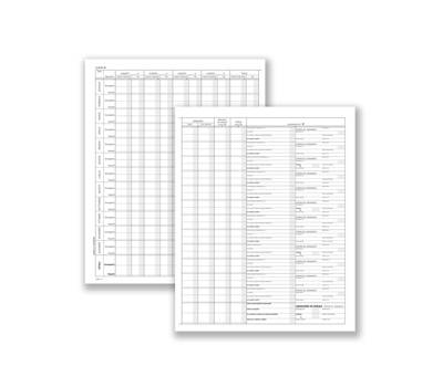 Registro prospetto riepilogativo minori 8 pagine 31 x 24,5 cm Data Ufficio DU138510000 - 19641