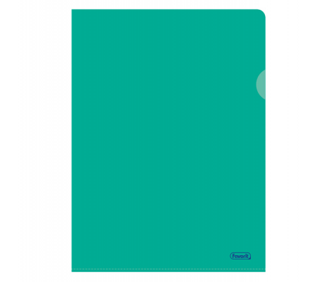 Cartelline a L Pratic Superior PPL buccia - 22 x 30 cm - verde - conf. 50 pezzi - Favorit - 100460007 - DMwebShop