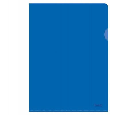 Cartelline a L Pratic Superior PPL buccia - 22 x 30 cm - blu - conf. 50 pezzi - Favorit - 100460008 - DMwebShop