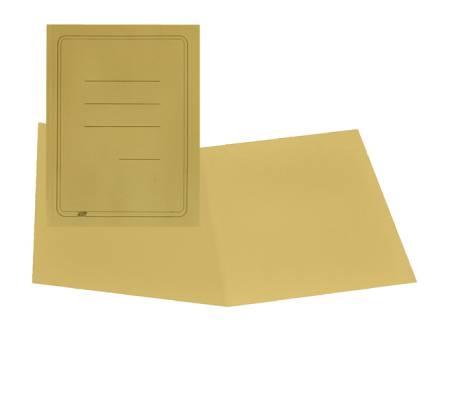 Cartelline semplici - con stampa - cartoncino Manilla - 145 gr - 25 x 34 cm - giallo - conf. 100 pezzi - Cart. Garda - CG0113MFSXXAK04 - DMwebShop