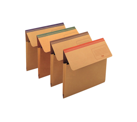 Cartellina a busta Dixie Mec - cartoncino 200 gr - 33,7 x 26,2 cm - blu - Rexel - King Mec