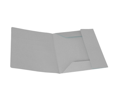 Cartelline 3 lembi senza stampa cartoncino Manilla - 200 gr - 25 x 33 cm - grigio - conf. 50 pezzi - Cart. Garda