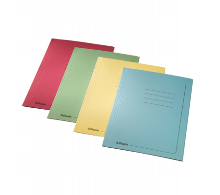 Cartelline 3 lembi con stampa cartoncino - 295 gr - 25 x 35 cm - verde - conf. 25 pezzi - Esselte - 55136 - DMwebShop
