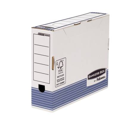 Scatola archivio System - A4 - 26 x 31,5 cm - dorso 8 cm - conf. 10 pezzi - Bankers Box - 0026401 - 50043859520997 - DMwebShop