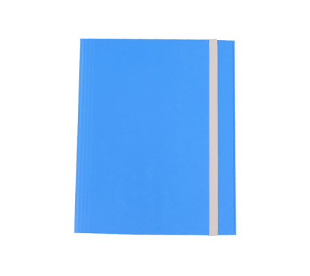 Cartella con elastico fibrone 3 lembi - 27 x 37 cm - blu - Cart. Garda - CG0075FEXXXAC06 - 8001182002754 - DMwebShop
