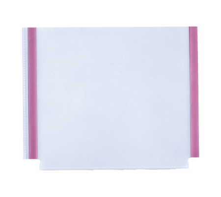 Tasche GS adesive con soffietto PVC - 22 x 18 cm - trasparente - conf. 10 pezzi - Sei Rota 318127