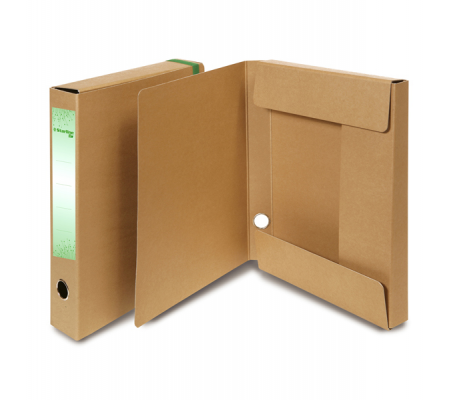 Scatola progetto con elastico - cartone FSC - dorso 6 cm - 25 x 35 cm - avana - Starline