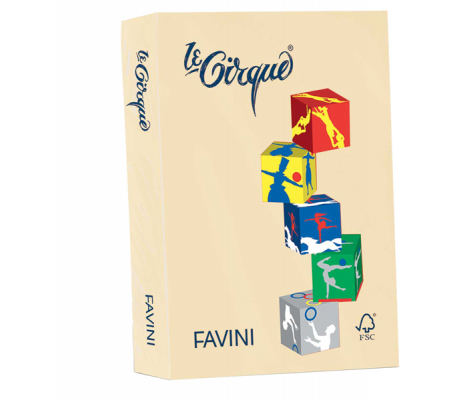 Carta Le Cirque - A4 - 160 gr - camoscio pastello 105 - conf. 250 fogli - Favini A74R304