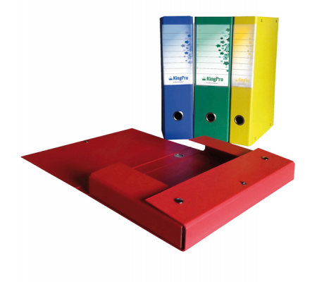 Scatola progetto KingPro - con portaetichetta - dorso 4 cm - rosso - Starline - STL5101 - 8025133029119 - DMwebShop