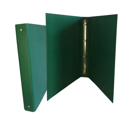 Raccoglitore King - 4 anelli tondi 30 mm - dorso 4 cm - 22 x 30 cm - rivestimento in PPL - verde - Starline