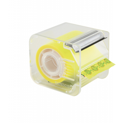 Nastro adesivo Memograph con dispenser - 50 mm x 10 mt - giallo - Eurocel - 021500632 - 8001814192679 - DMwebShop