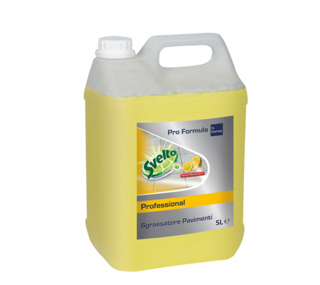 Sgrassatore per pavimenti - limone - tanica da 5 lt - Svelto - 7514364 - 7615400060832 - DMwebShop