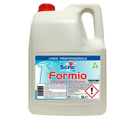 Detergente igienizzante per pavimenti Formio - tanica da 5 lt - Scric - 120704810020 - 8004393810019 - DMwebShop