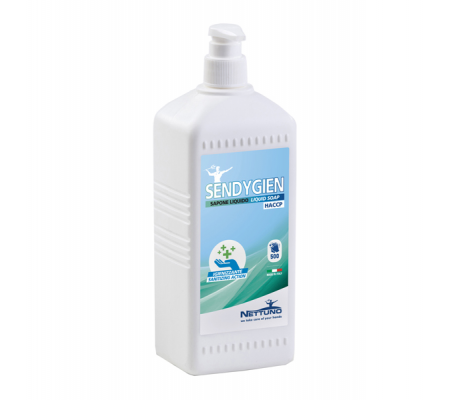 Sapone igienizzante Sendygien - inodore - dispenser da 1 lt - Nettuno - 00507 - 8009184100270 - DMwebShop