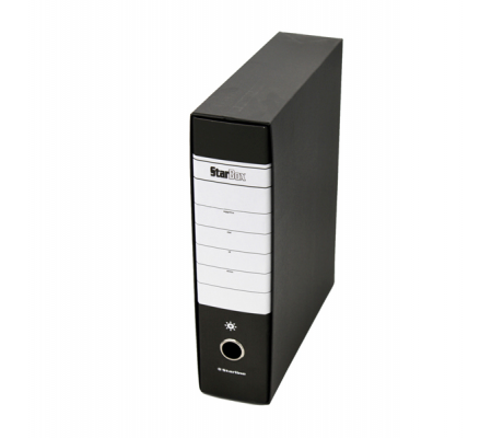 Registratore Starbox - dorso 8 cm - protocollo 23 x 33 cm - nero - Starline