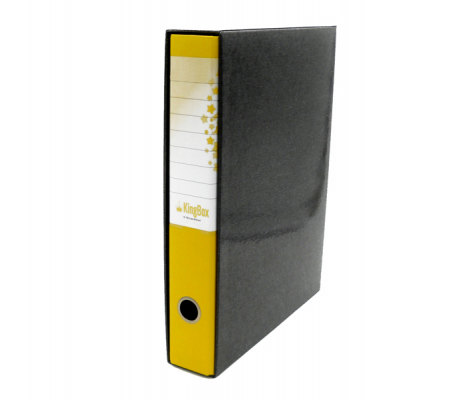 Registratore Kingbox - dorso 5 cm - protocollo - 23 x 33 cm - giallo - Starline - RXP5GI - 8025133028846 - DMwebShop