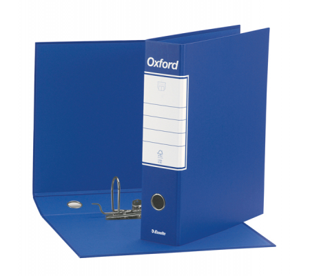 Registratore Oxford G83 - dorso 8 cm - commerciale - 23 x 30 cm - blu - Esselte - 390783050 - 8004157743058 - DMwebShop