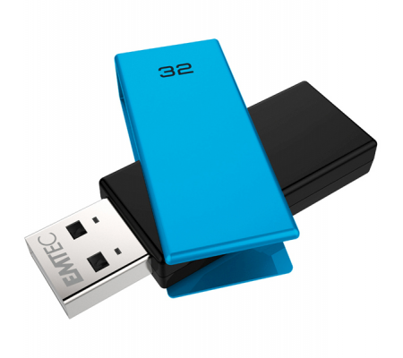 Memoria USB 2.0 - C350 - 32 Gb - Blu - Emtec - ECMMD32GC352 - 3126170159793 - DMwebShop