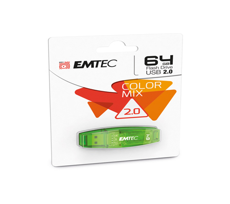 USB 2.0 - C410 - 64 Gb - Emtec - ECMMD64G2C410 - 3126170141125 - DMwebShop