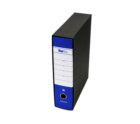 Registratore Starbox sfuso - dorso 8 cm - protocollo 23 x 33 cm - blu - Starline