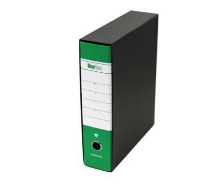 Registratore Starbox - dorso 8 cm - protocollo 23 x 33 cm - verde - Starline