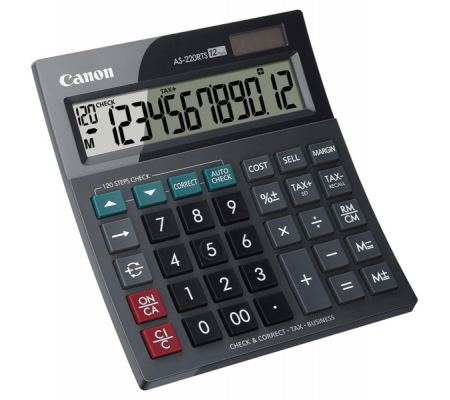 Calcolatrice da tavolo - AS220RTS - Canon - 4898B001 - 4960999683300 - DMwebShop