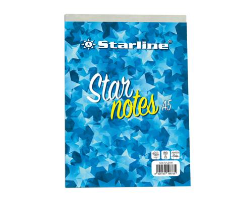 Blocco note StarNotes A5 - 60 fogli - 5 mm - 150 x 210 mm - 60 gr - conf. 10 pezzi - Starline - ODBLSTL2700A55M - 8025133106735 - DMwebShop