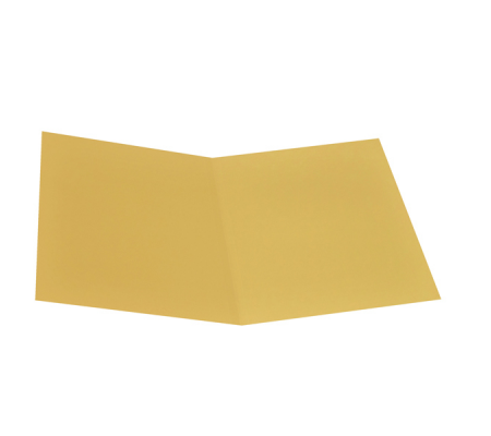 Cartelline semplici senza stampa cartoncino Manilla - 145 gr - 25 x 34 cm - giallo - conf. 100 pezzi - Cart. Garda