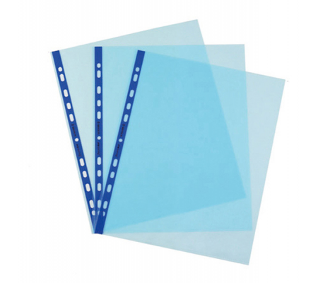 Buste forate Art Superior liscio - 22 x 30 cm - azzurro - conf. 25 pezzi - Favorit 100206797