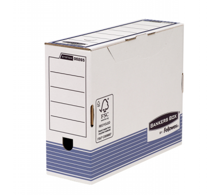 Scatola archivio System - A4 - 26 x 31,5 cm - dorso 10 cm - Bankers Box 0026501