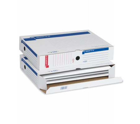Scatola archivio Memory XL A3 - 30 x 42 cm - dorso 8 cm - bianco - Sei Rota 673205