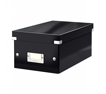 Scatola archivio Click e Store - per DVD - 20,6 x 14,7 x 35,2 cm - nero - Leitz 60420095