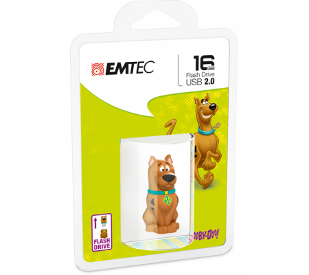 Memoria USB 20 - HB106 Scooby Doo 3D - 16 Gb - Emtec - ECMMD16GHB106 - DMwebShop