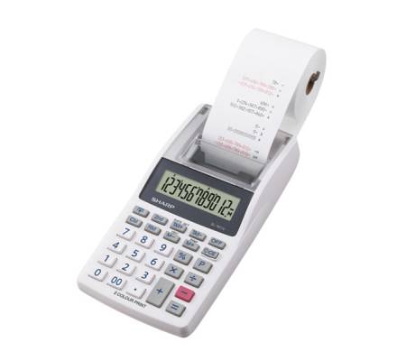 Calcolatrice scrivente - mini EL1611V - 191 x 99 x 42 mm - 12 cifre - Bianco - Sharp - SH-EL1611V - 4974019965833 - DMwebShop