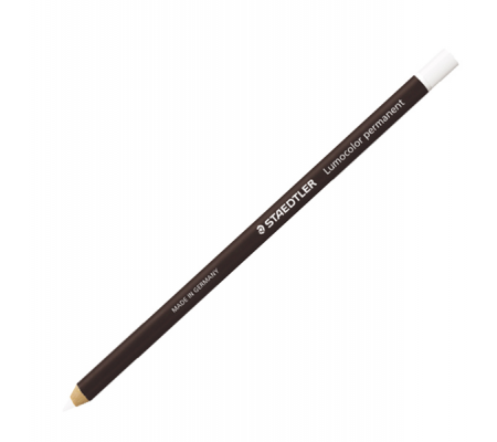 Matita Lumocolor Glasochrom - permanente - bianco - Staedtler 10820-0