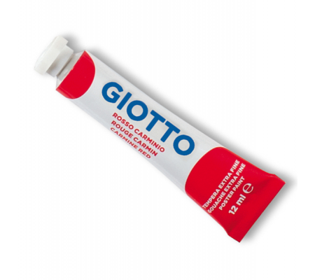 Tempera Tubo 4 - 12 ml - rosso carminio - Giotto 35200900