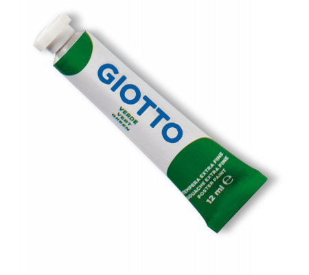 Tempera Tubo 4 - 12 ml - verde - Giotto 35201200