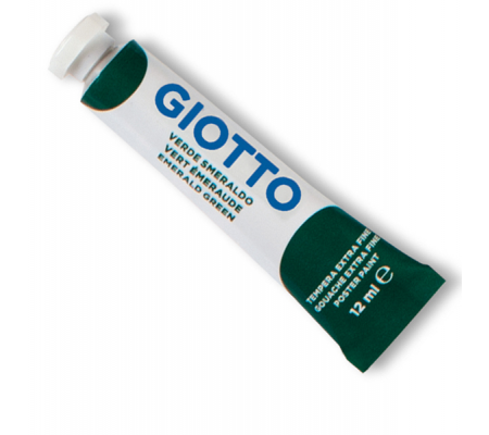 Tempera Tubo 4 - 12 ml - verde smeraldo - Giotto - 35201400 - 8000825320149 - DMwebShop