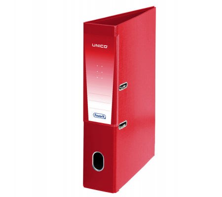 Registratore Unico Rado - dorso 8 cm - protocollo - 23 x 33 cm - rosso - Favorit - 100460487 - DMwebShop