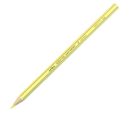 Pastello Supermina - mina 3,8 mm - giallo limone 02 - conf. 12 pezzi - Giotto - 23900200 - 8000825045066 - DMwebShop