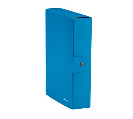 Scatola progetto WOW - dorso 8 cm - blu metallizzato - conf. 5 pezzi - Leitz - 39670036 - 4002432534982 - DMwebShop