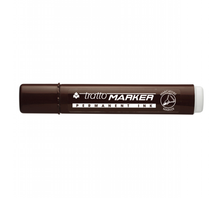 Marcatore permanente Marker - punta tonda - 2,5 mm - marrone - Tratto - 841106 - 8000825003981 - DMwebShop