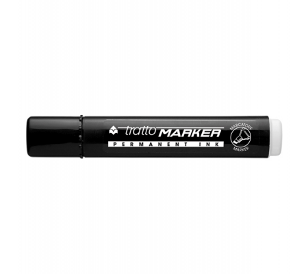 Marcatore permanente Marker - punta a scalpello - 6,5 mm - nero - Tratto - 840103 - 8000825004049 - DMwebShop