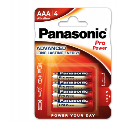 Ministilo ProPower AAA LR03 - blister 4 pezzi - Panasonic - C100003 - 5410853039006 - DMwebShop